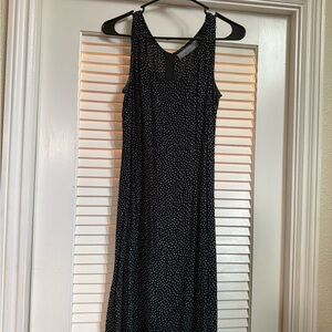 Chic Black and White Maxi Dress